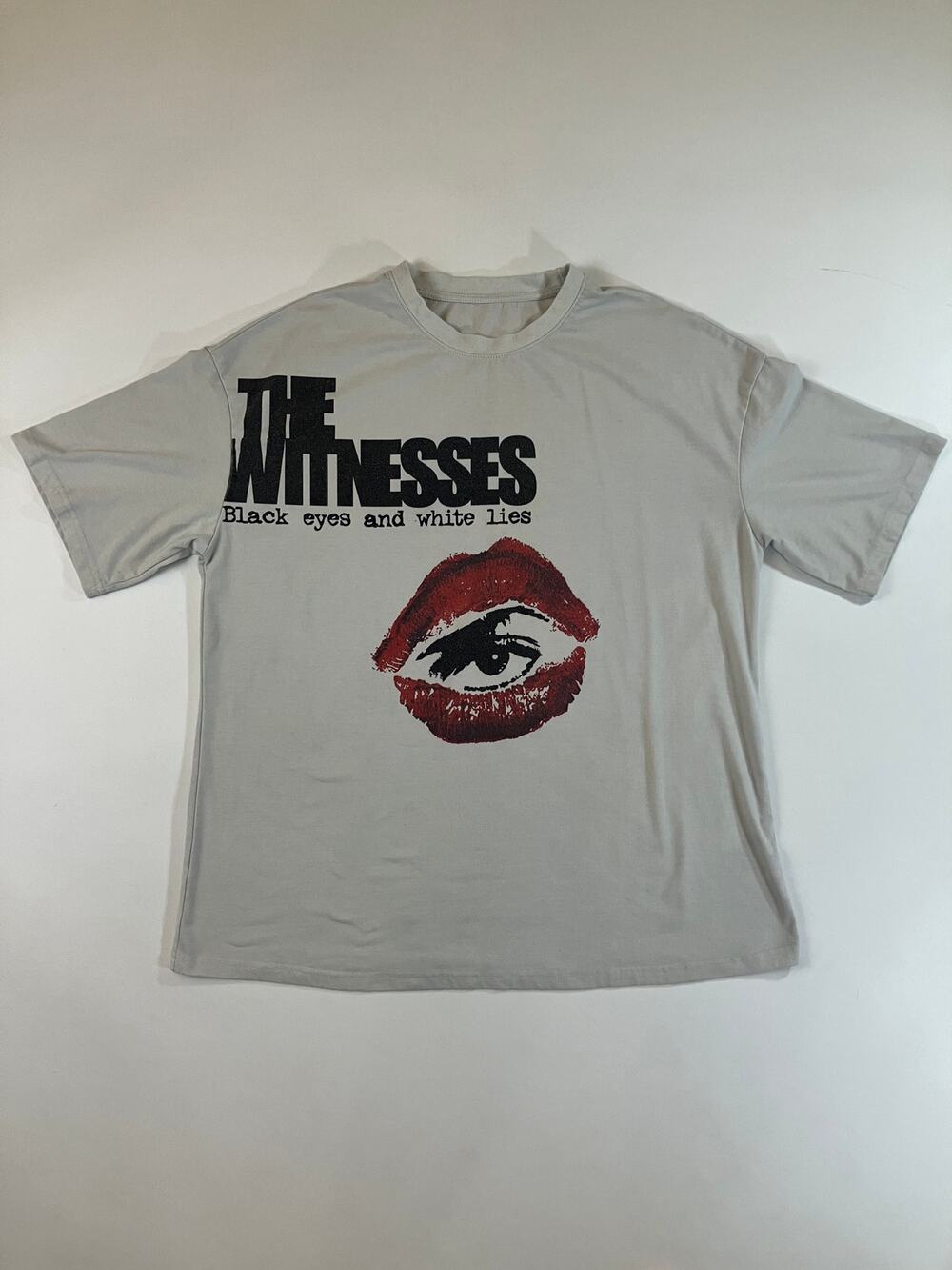 The Witnesses Black Eyes White Lies Band T Shirt L 2006 Album Indie Rock Tee